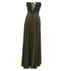 Express Mermaid style long dress that ties in the front.
